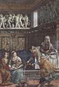 Domenicho Ghirlandaio Details of Geburt Marias oil painting on canvas